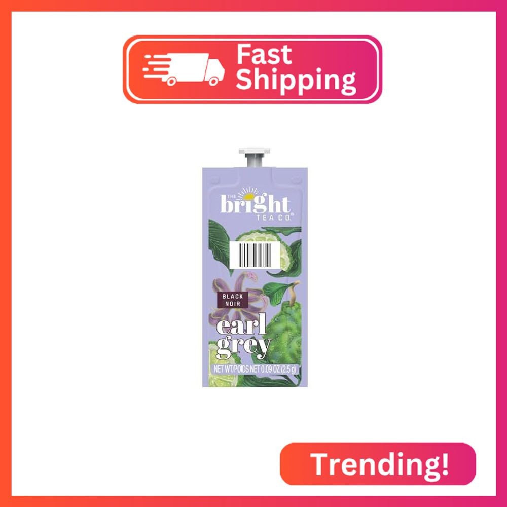 THE BRIGHT TEA CO., Earl Grey Tea Freshpacks for MARS DRINKS FLAVIA Brewer, 20 P