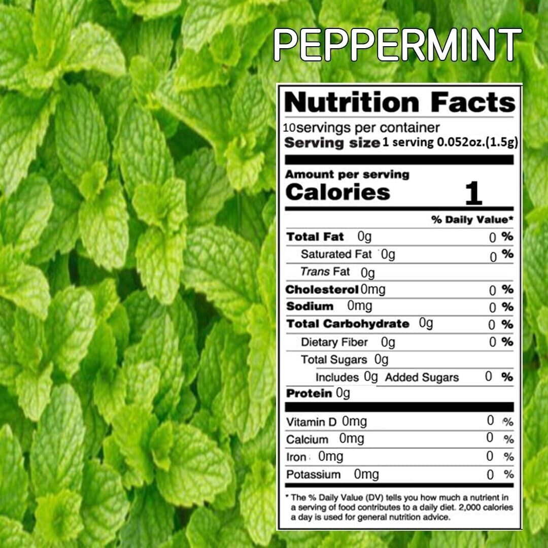 [GAGOPA] 100% Pure Organic Peppermint Herbal Tea 1.5g x 10Teabags (5-Pack, 50ea)