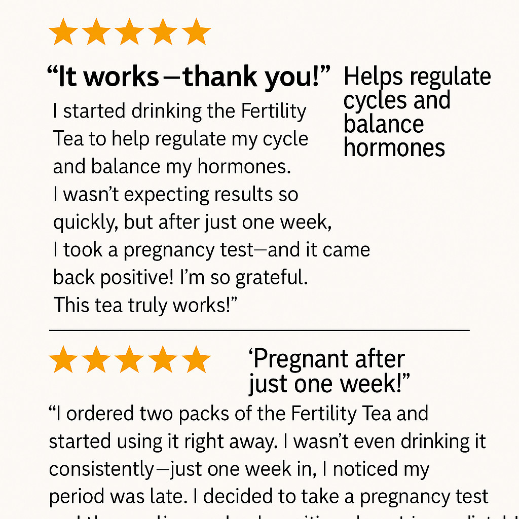 BLOCKED TUBE FERTILITY TEA. POWERFUL JAMAICAN FERTILITY TEA DETOX AND CLEANSE