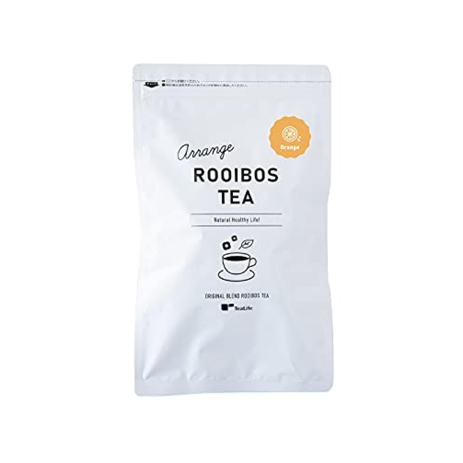 Tea Life Arranged Rooibos Tea Orange Flavor, 30 tea bags (for cups), Caffeine-fr