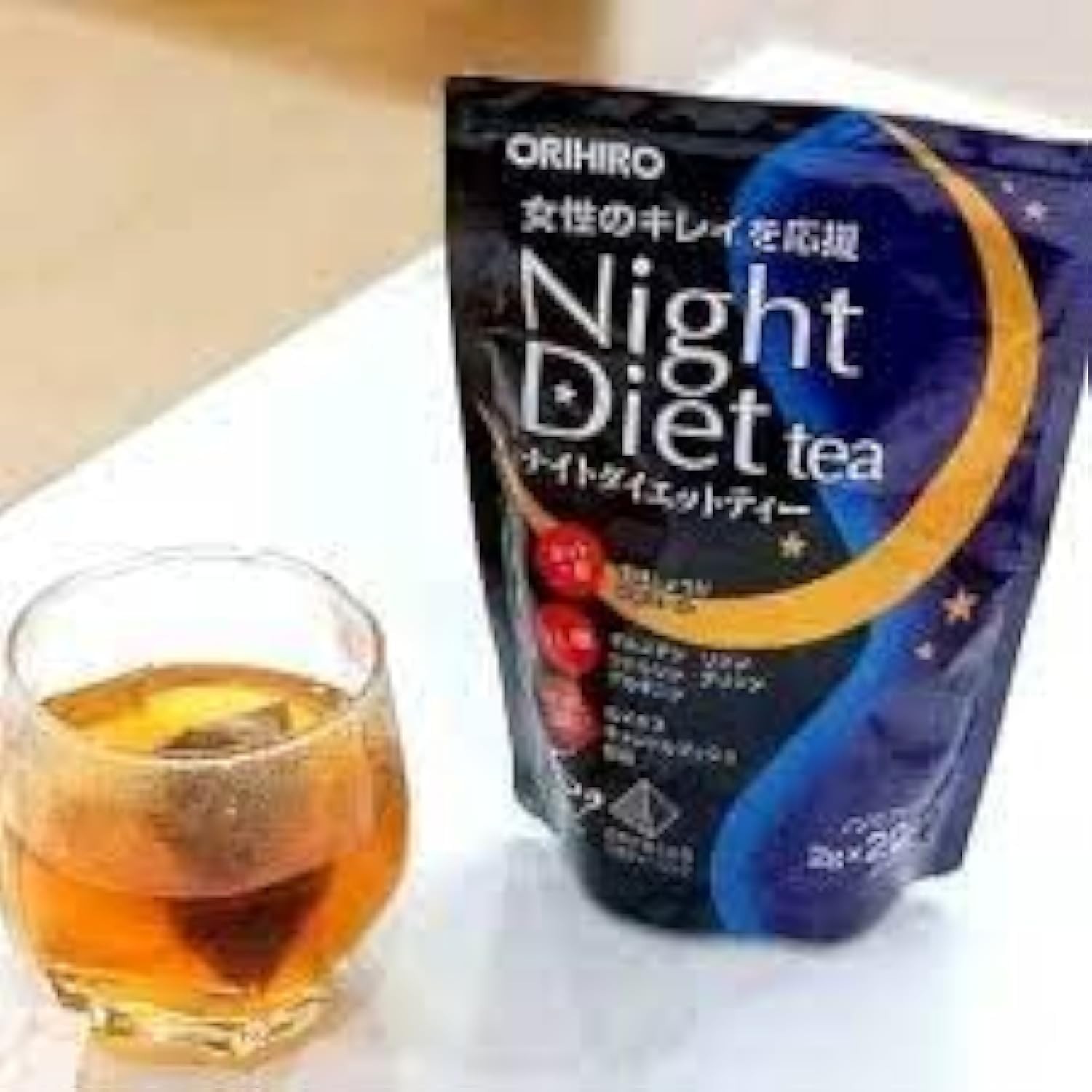 (Orihiro) Night Diet Tea 2 types(/ Shipped from Japan / Japanese Quality ）
