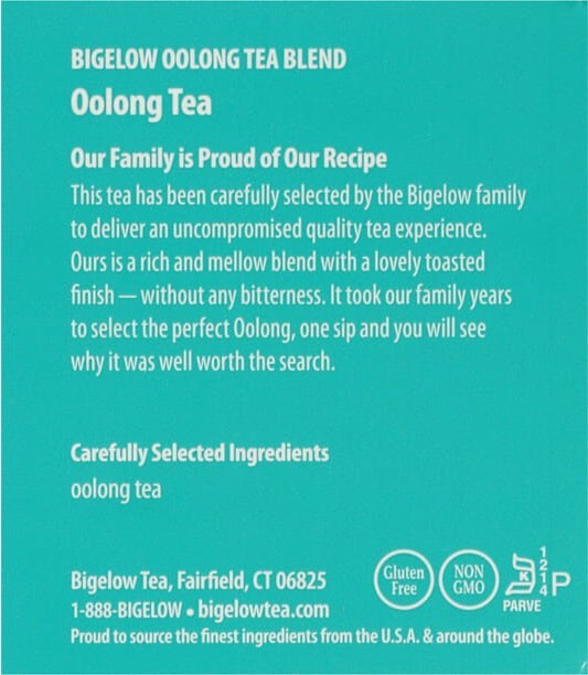 Bigelow Classic Oolong Tea – 20 tea bags