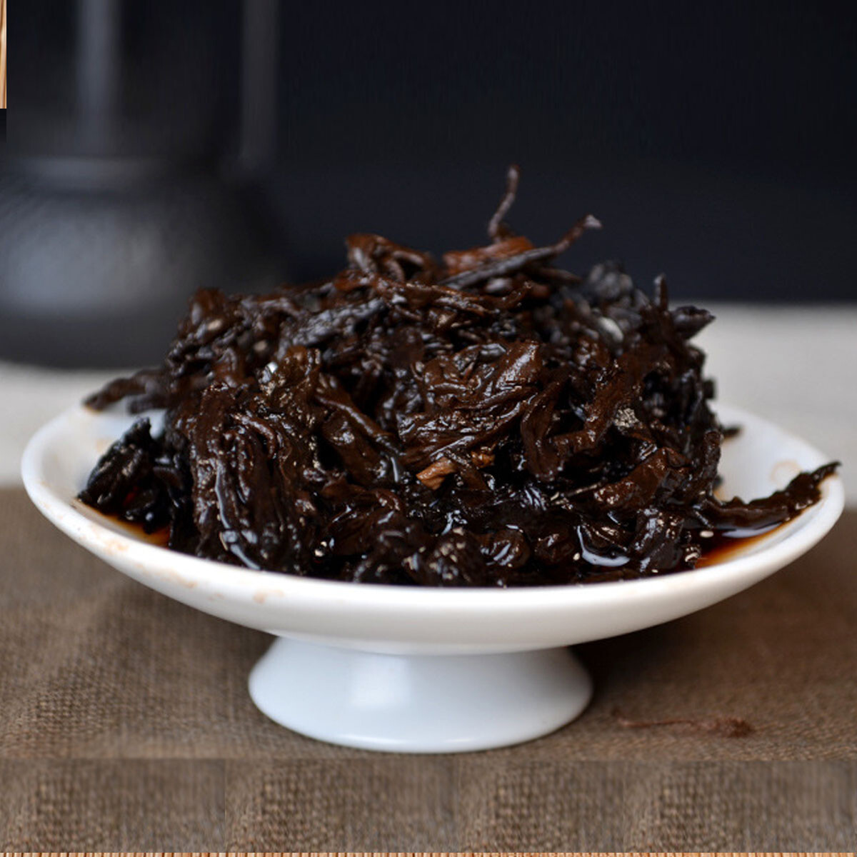 357g Yunnan Ripe Pu-erh Tea Cake Natural Herbal Detox Energy Tea for Men Women