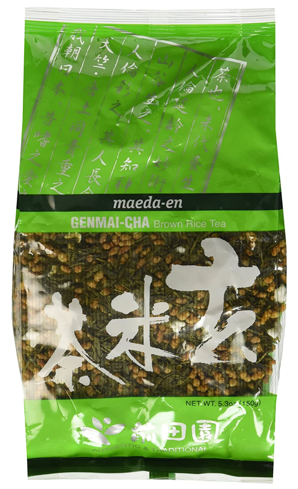 Japanese Maeda-En Genmai-cha Roasted Rice Green Tea 5.3 oz (150g) Free Shipping