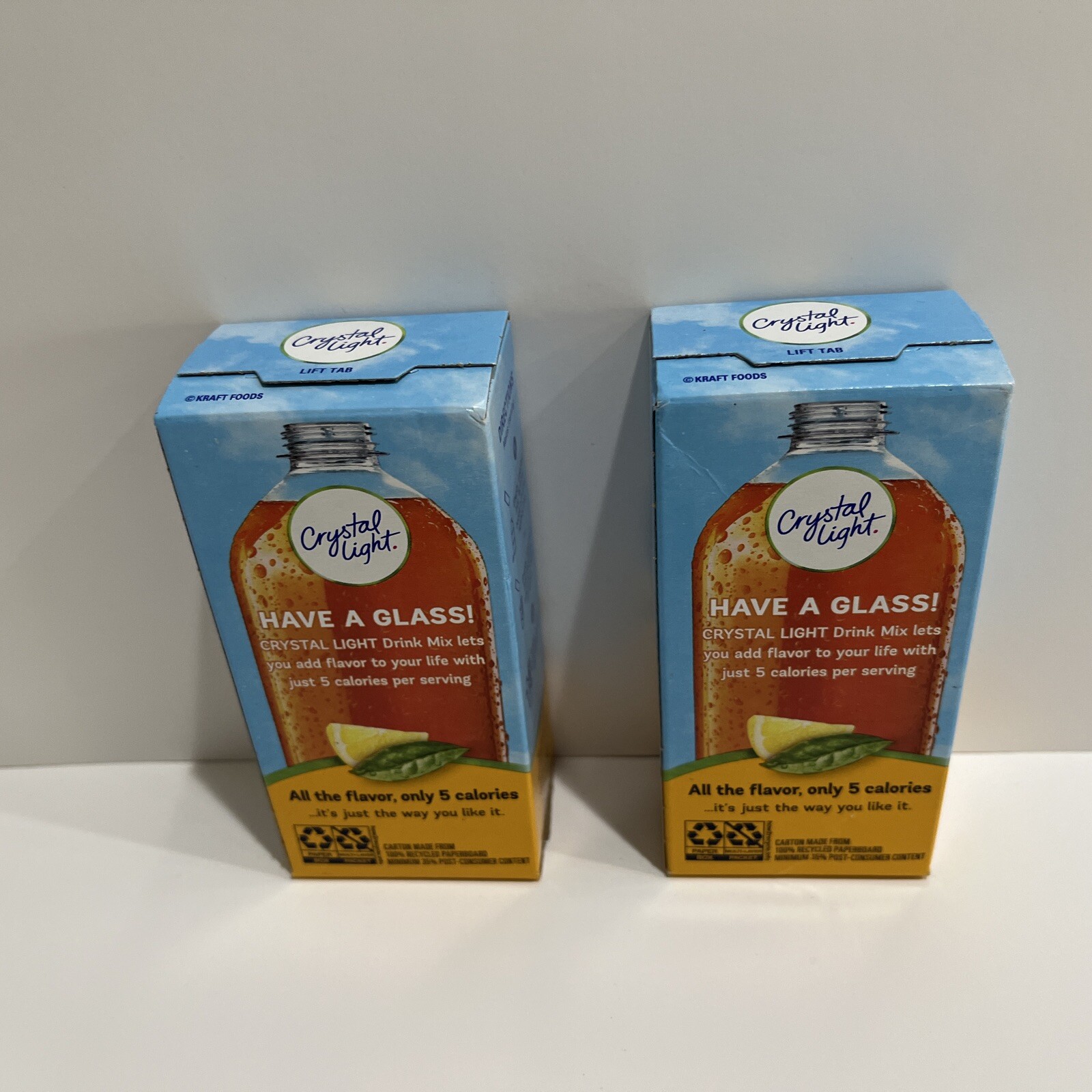 Crystal-Light On The Go Drink Mix, Lemon Iced Tea, 2 Pack Of 10 Packets Each