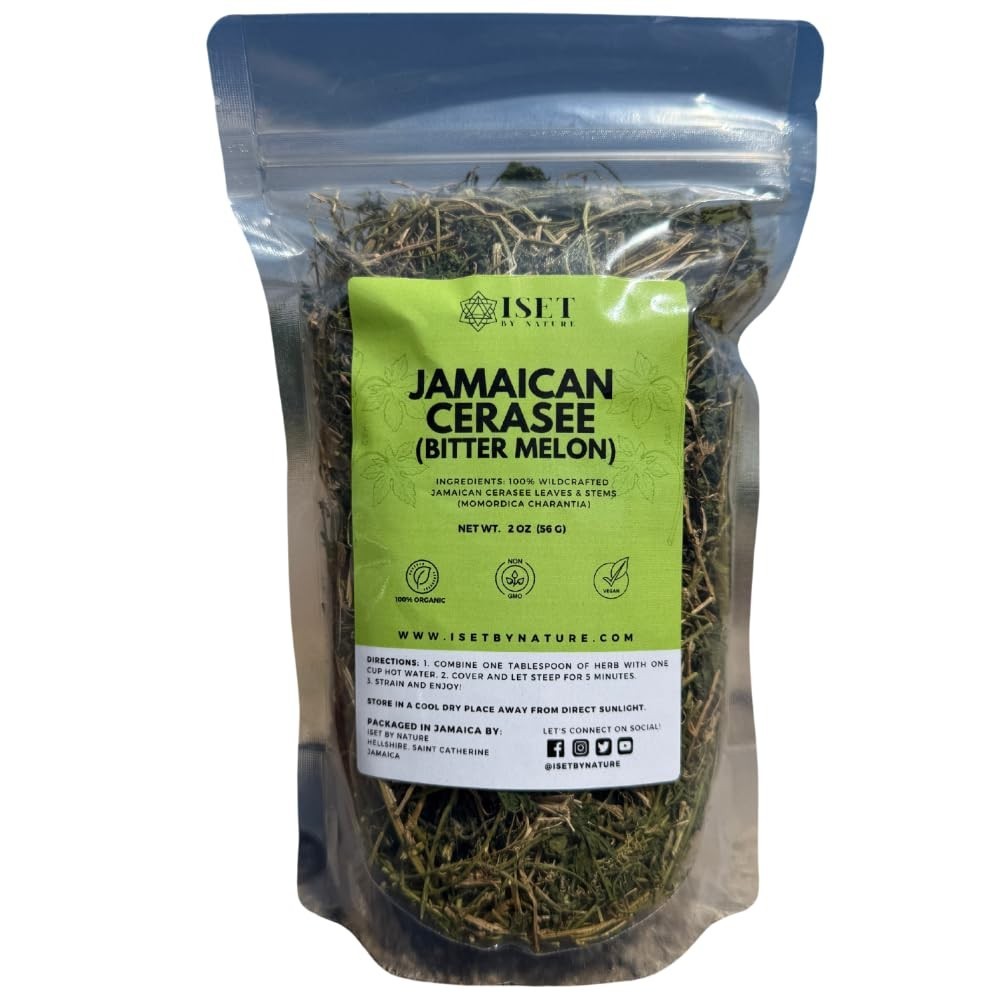 Organic Jamaican Cerasee Tea & Bitter Melon for Natural Blood Detox