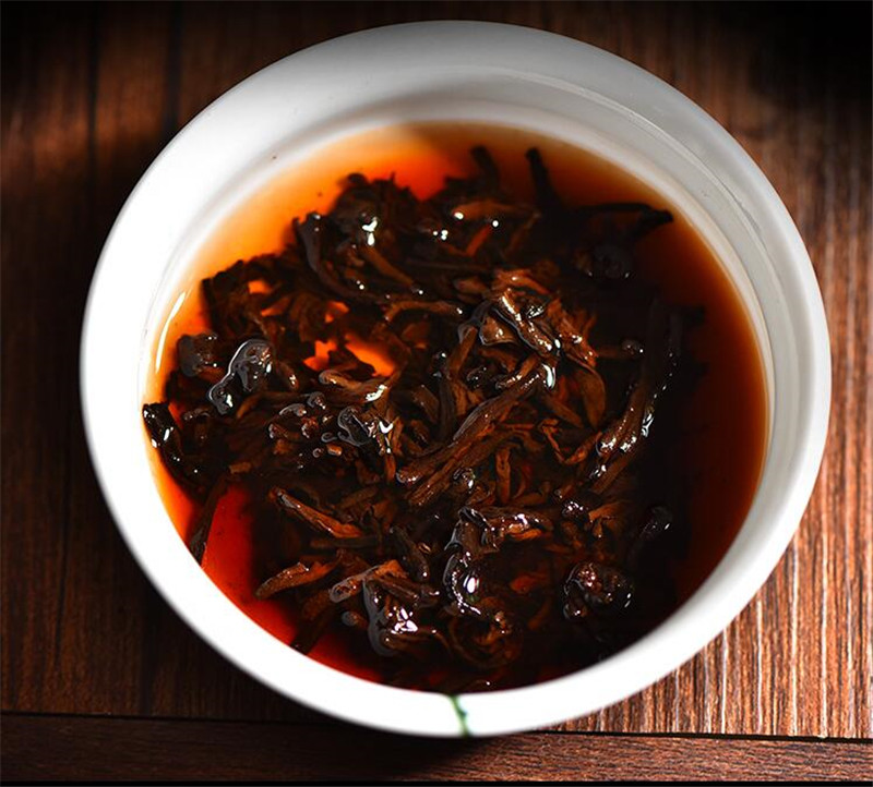 400g Yunnan Mengku Ripe Pu-erh Tea Gong Ting Royal Old Puer Cake Natural