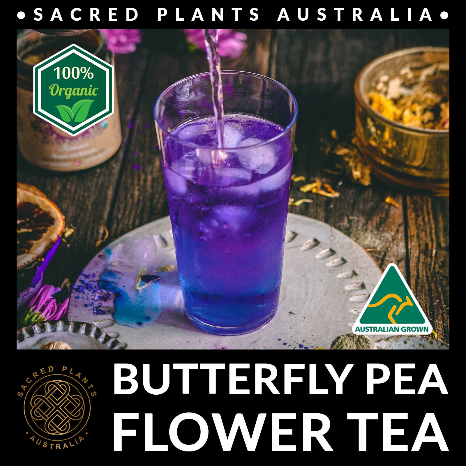 BUTTERFLY PEA Flower Tea 10g | Clitoria ternatea Loose Leaf Organic Natural