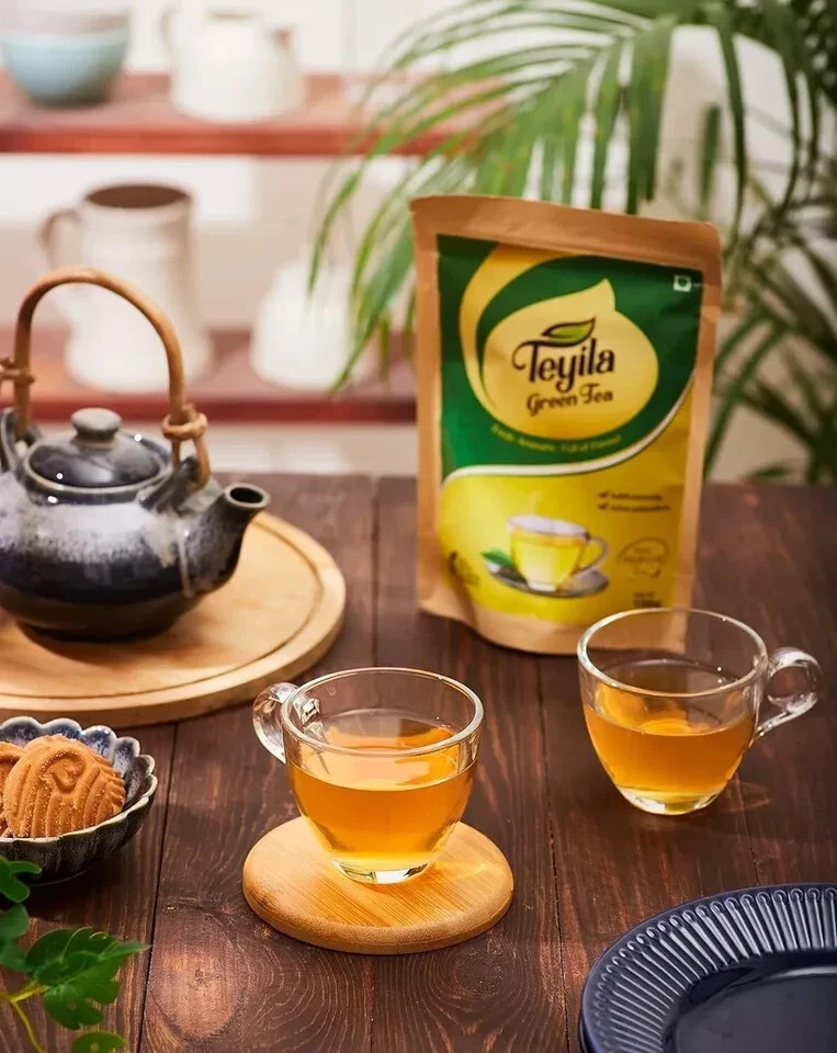 Teyila Pure and Fresh Green Tea 100 Grams Free Shipping World Wide