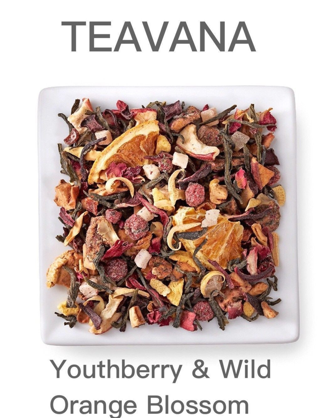 🌈 🟠 NEW! 2 Oz TEAVANA YOUTHBERRY & WILD ORANGE BLOSSOM FACTORY SEALED TEA BAG