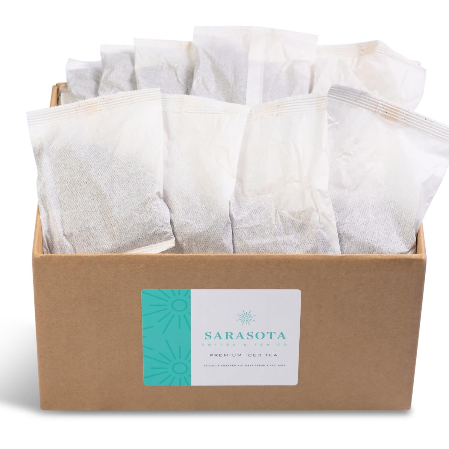 Sarasota Tea, 1 Gallon Tea Bags, Gourmet Black Orange Pekoe Iced Tea Bags, Ic…