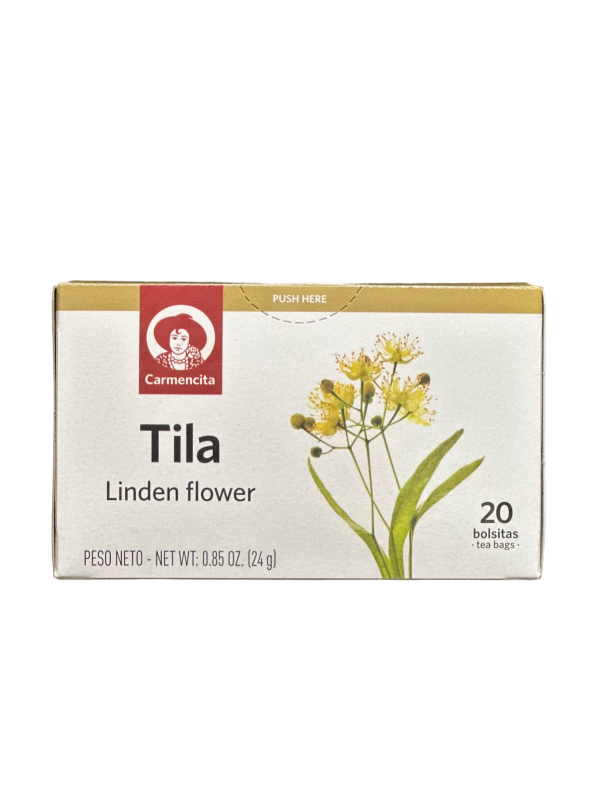 Spanish Linden Flower Tea (Tila / Tilo) by Carmencita 20 Tea Bags