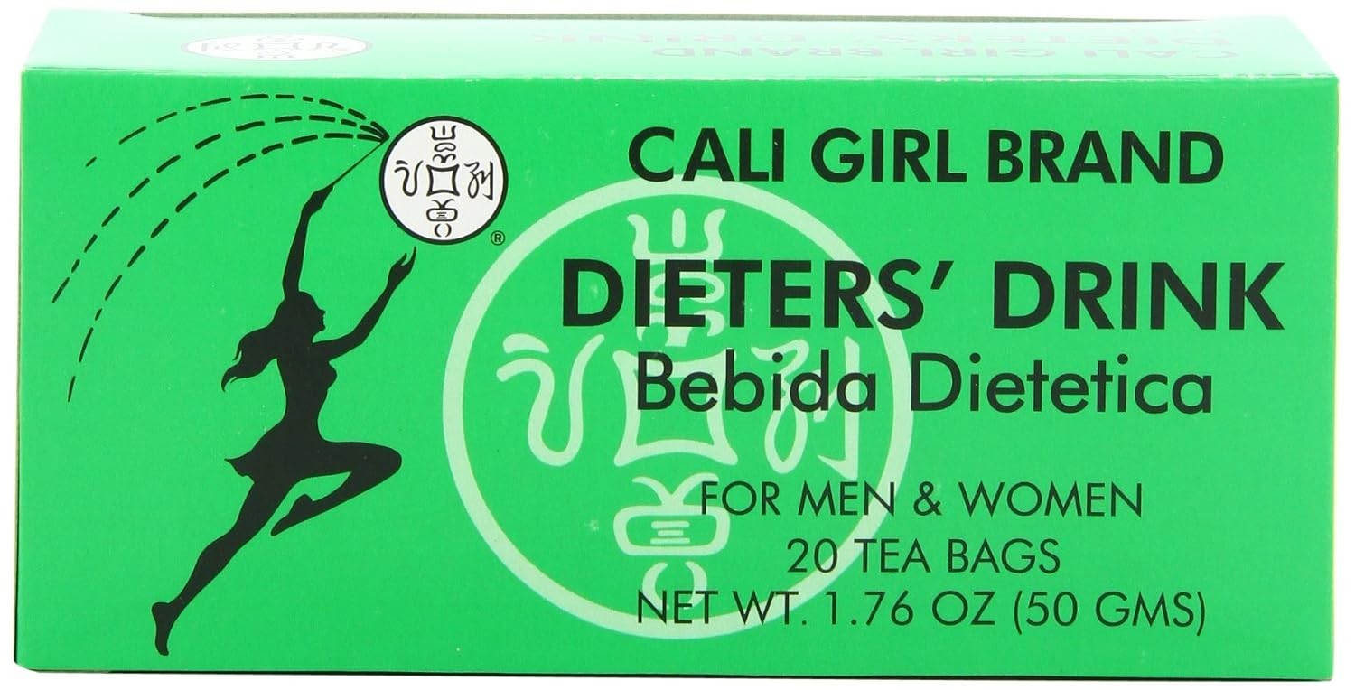 Cali Girl Brand Dieter’s Tea 20 Tea Bags Senna Herbal Tea Caffeine Free