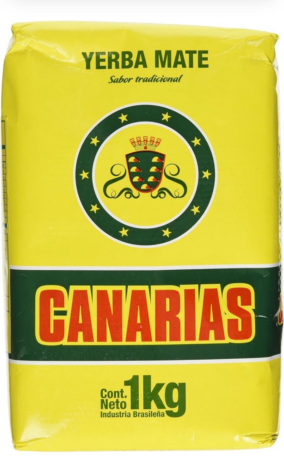 Canarias Yerba Mate 1 KG (con Palo) 2.1 lb Yellow