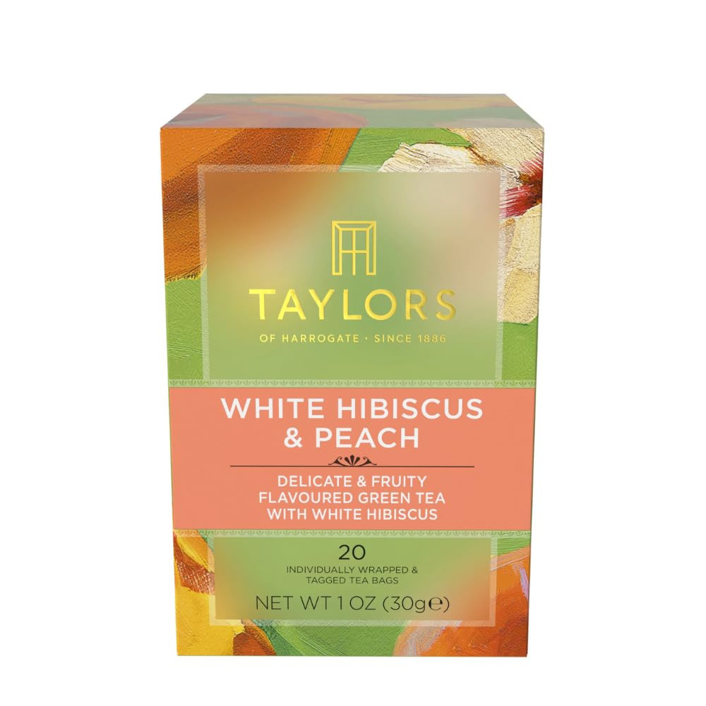 Strawberry & Vanilla, Green Tea, Individually Wrapped Bags, 20 Count (Pack of 6)