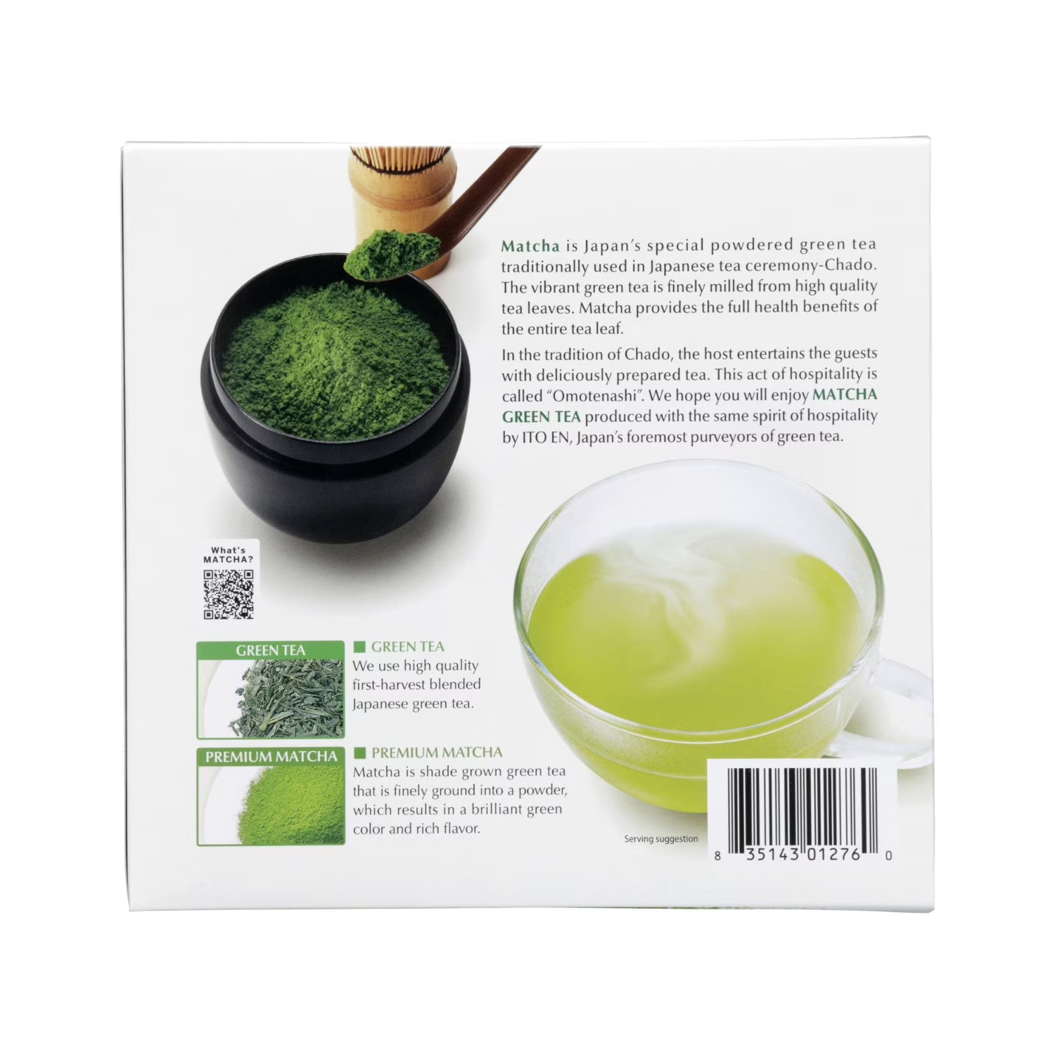 Ito En Matcha Green Tea Bags Traditional, 50 ct. Free Shipping