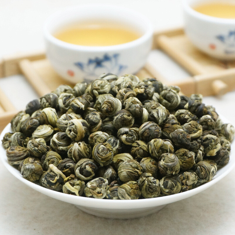 China Guangxi Premium Natural Jasmine Pearl Tea Jasmine Dragon Balls GREEN TEA