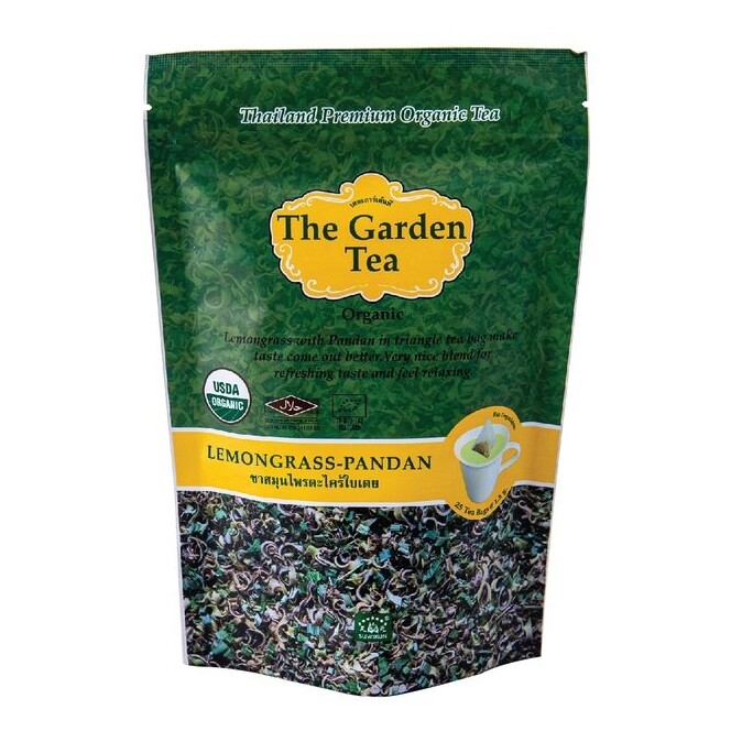Organic Non Caffeine Herbal Tea Set Butterfly Pea Rosella Pandan Triangle Bag