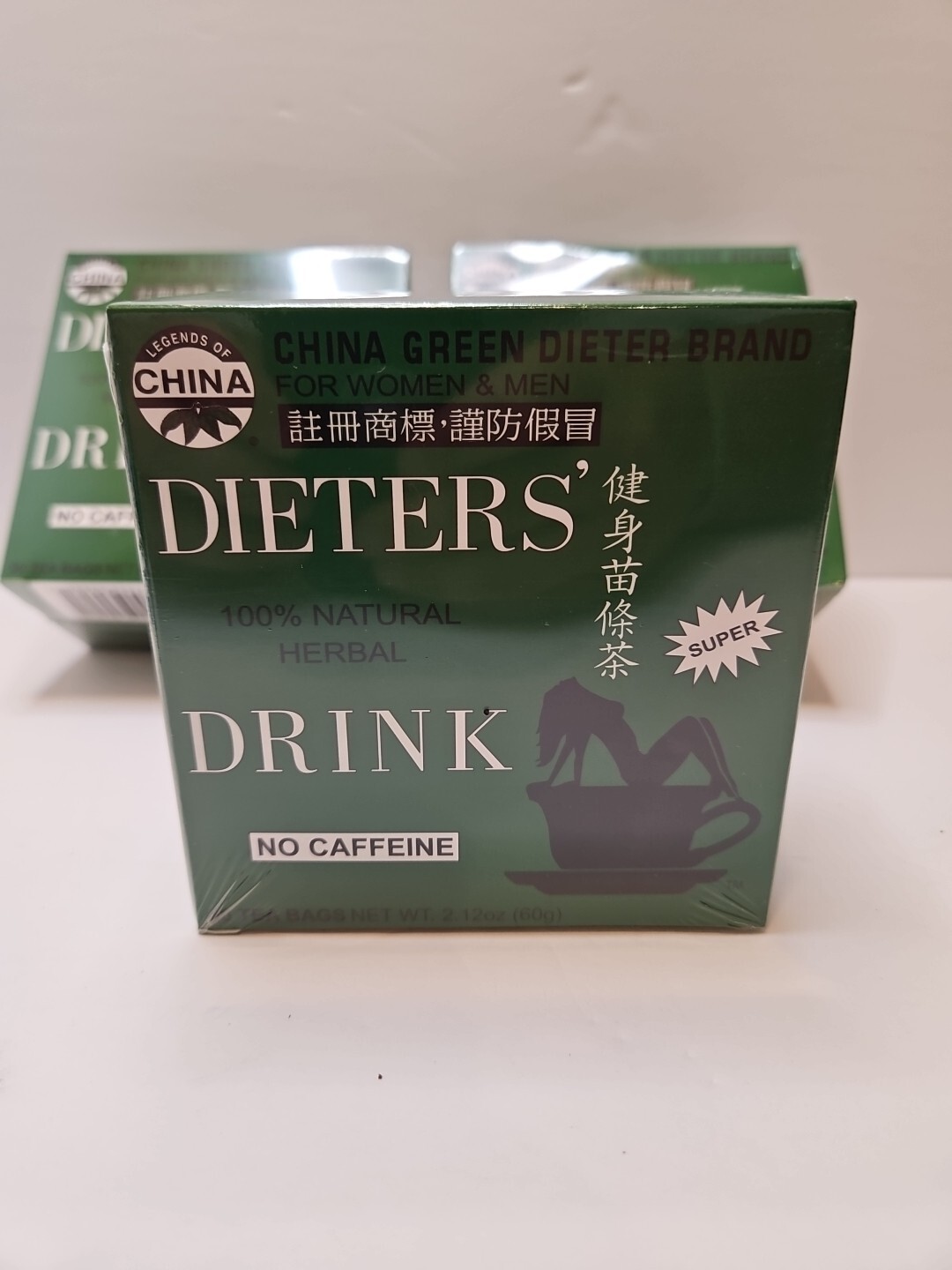 China Green Dieters Tea by Uncle Lee Detox Tea with Senna Laxative Constipation