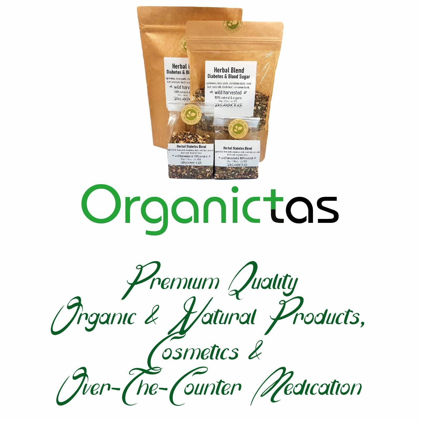 Diabetic Tea Blend, Naturally Lower & Control Blood Sugar, Glucose, Cholestorol