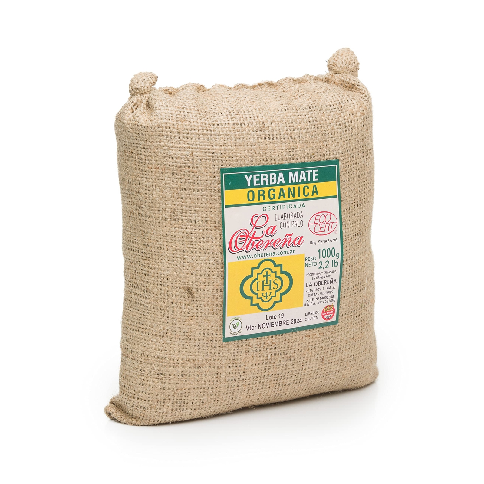 Organic Yerba Mate La ObereÃ±a Loose Leaf Tea Traditional South American Tea