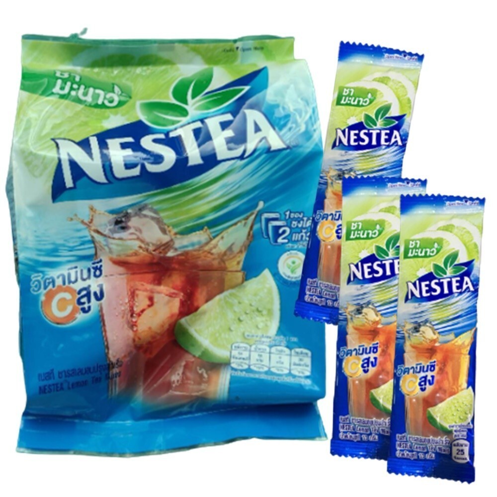 Nestea LEMON TEA Instant Powder Sour & Sweet Taste Drink Iced Fresh (18 Sachets)