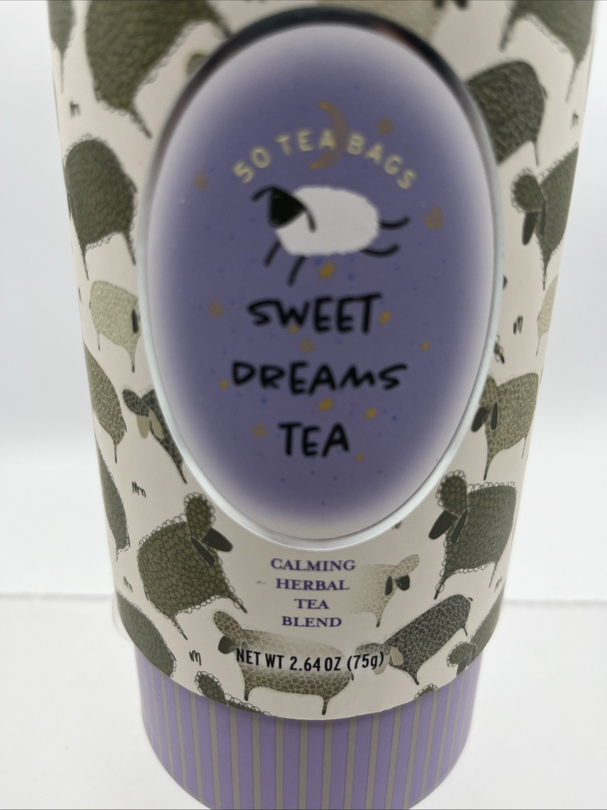 SWEET DREAMS CALMING HERBAL TEA BLEND 50 Tea Bags CAFFEINE, Expire 07/2027