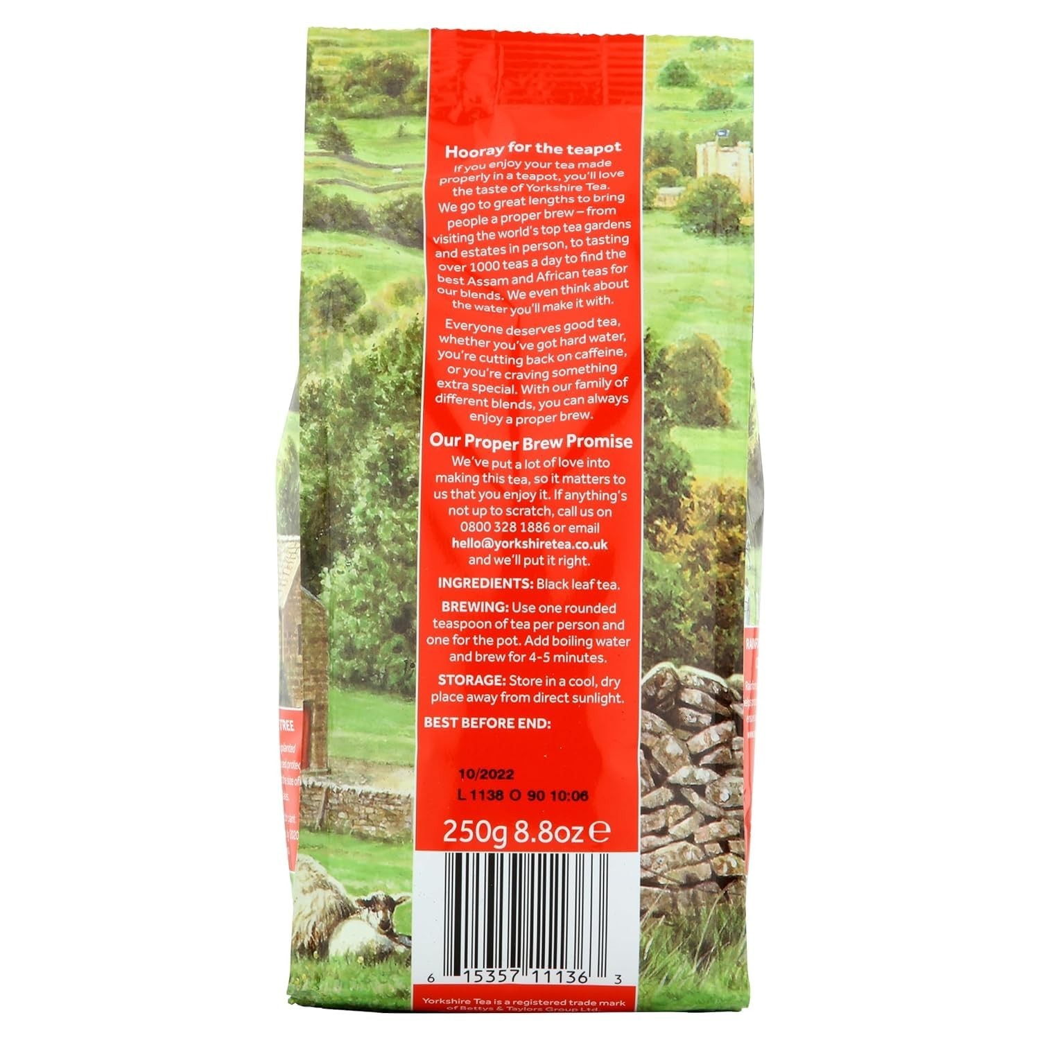 Caffeinated Yorkshire Red Loose Leaf Tea – 8.8 Ounces for Hot or Iced Enjoyment
