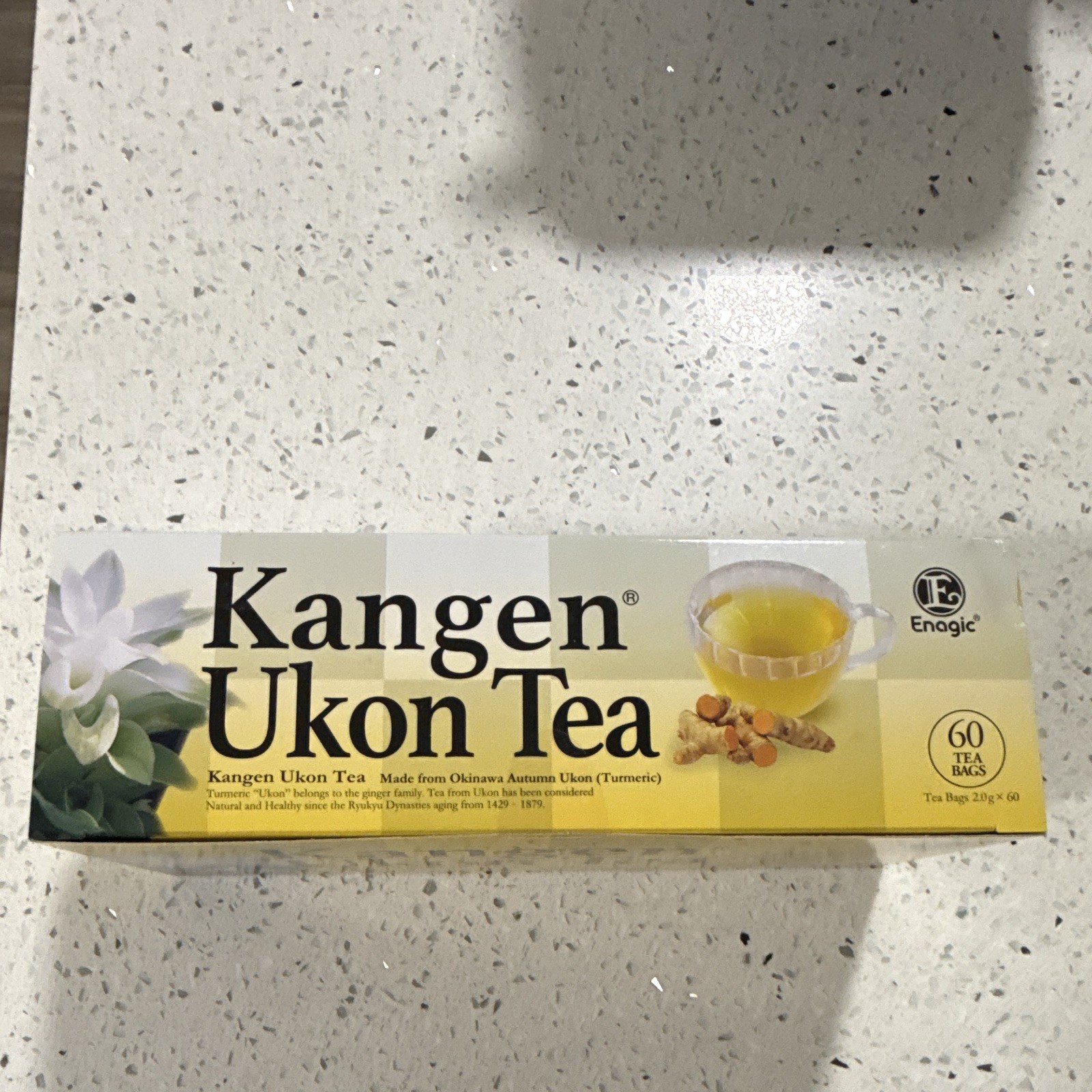 Kangen Ukon Turmeric Herbal Tea Bags 60 Count 120g Made in Japan