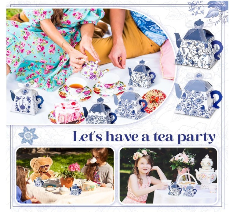 30-Count Jasmine Tea Bags in Tea Pot Shape Gift Box 100% Natural Handpicked