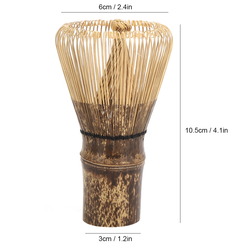Bamboo Japanese Matcha Tea Whisk 120 Prongs For Tea Making