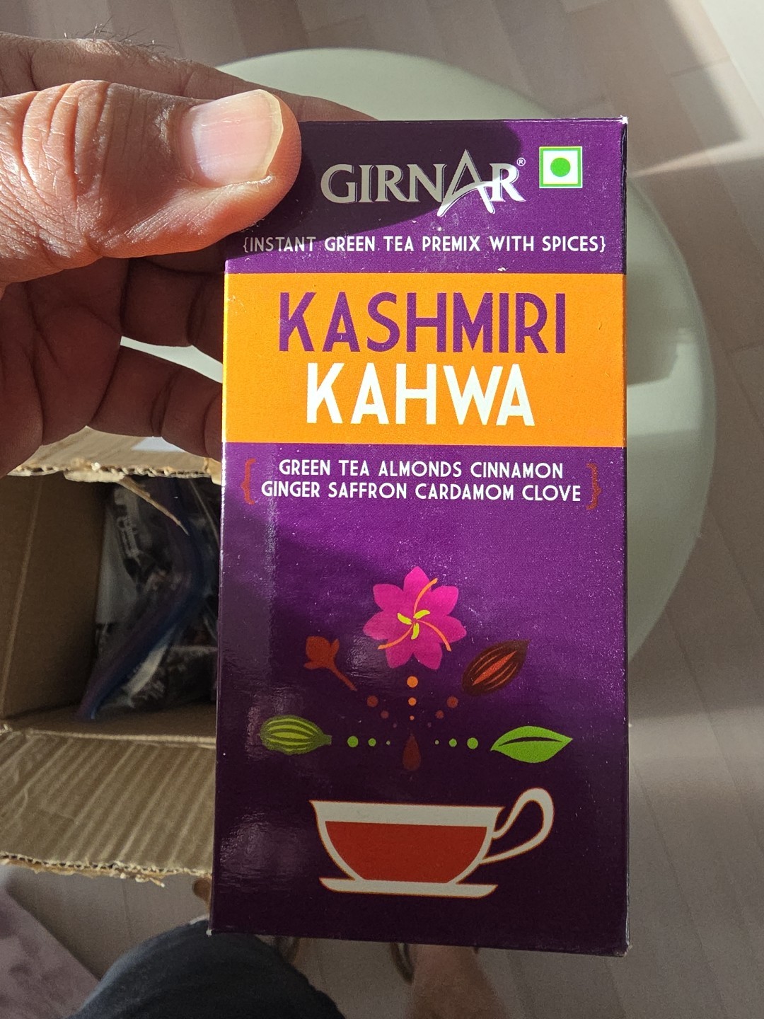 Girnar Kashmiri Kahwah Instant Drink 14 Boxes