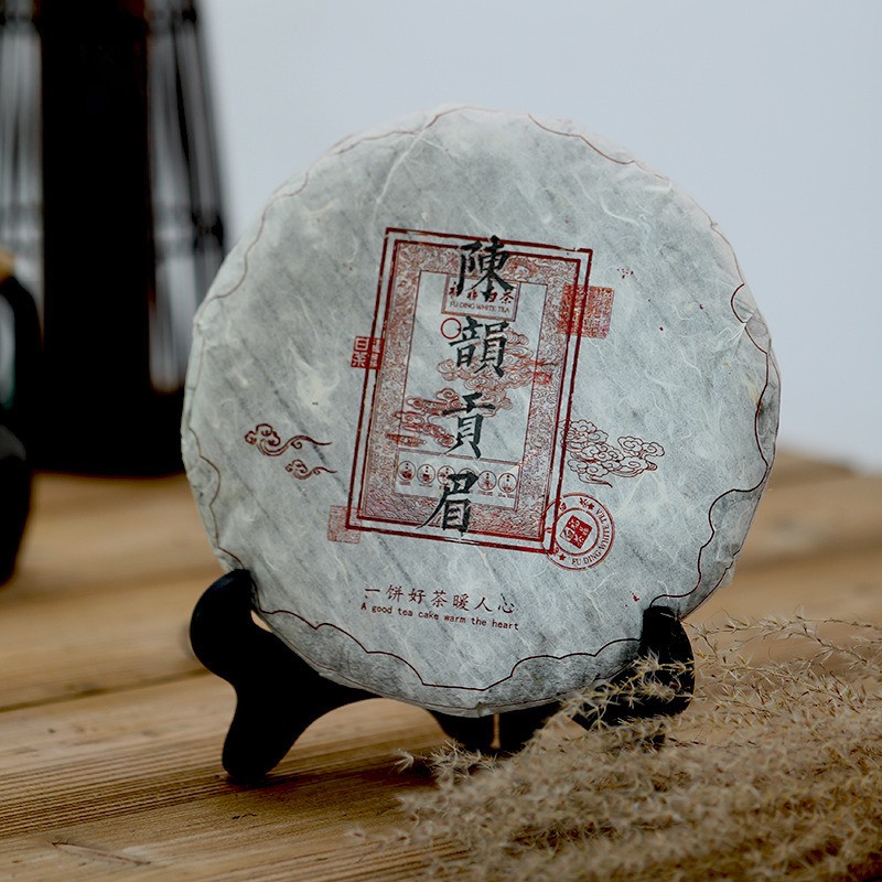 350g Authentic Fuding White Tea 2014 Rich Aroma Chen Yun Gong Mei White Tea Cake