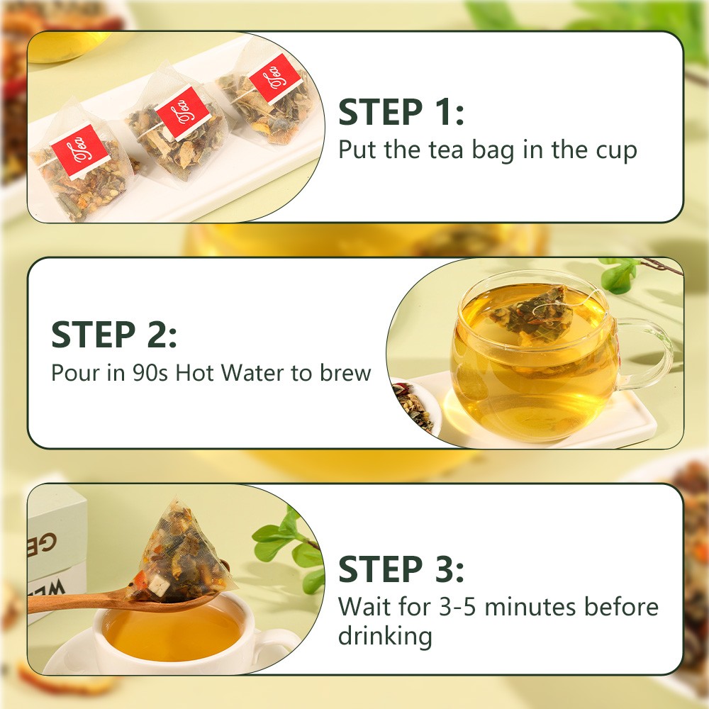 Oil-Reducing Tea-10 Herbal with Excellent Formula-75g