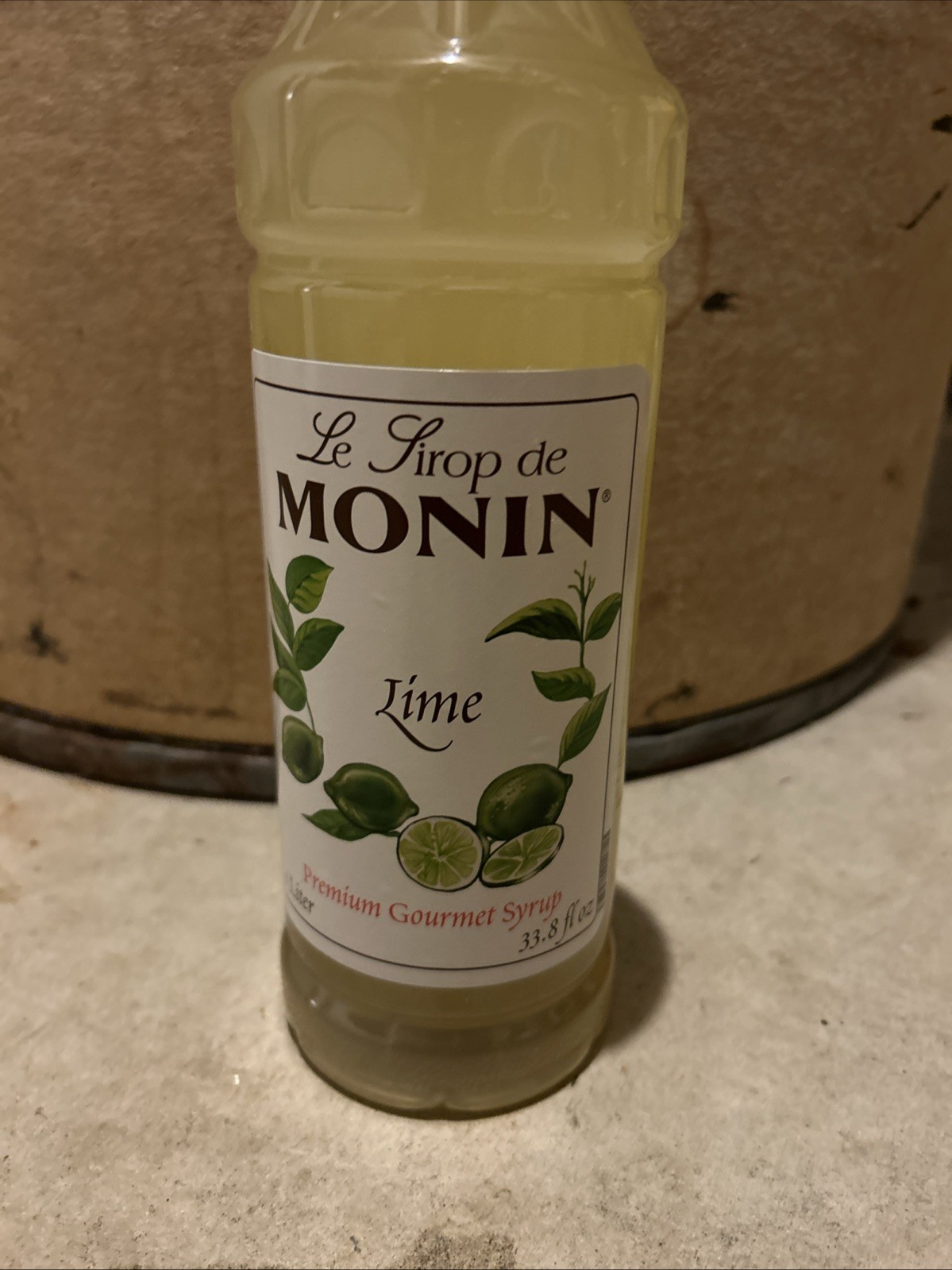 Monin Lime Syrup (750mL), H-Lime