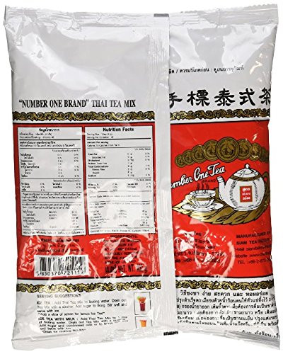 Thai Tea Mix Original Blend for Iced Tea Number One Brand 14.1 Ounce Pack
