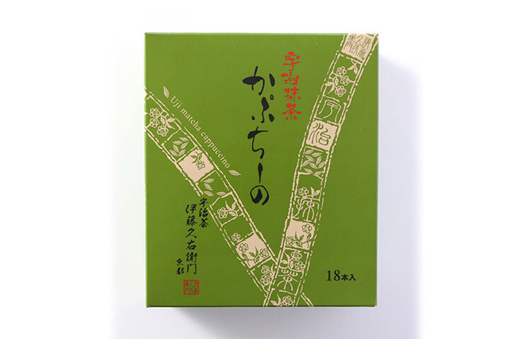 Kyoto Uji Matcha Cappuccino Foam Powder 12g x 18 sticks Ito Kyuemon from Japan