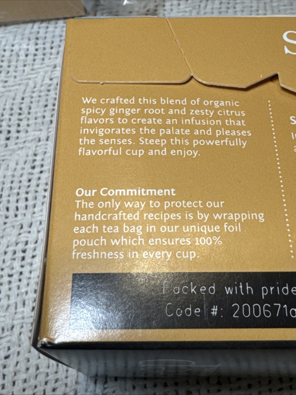 (2) Steep by Bigelow USDA Organic Non-GMO Lemon Ginger Herbal Tea Bags 40 Count