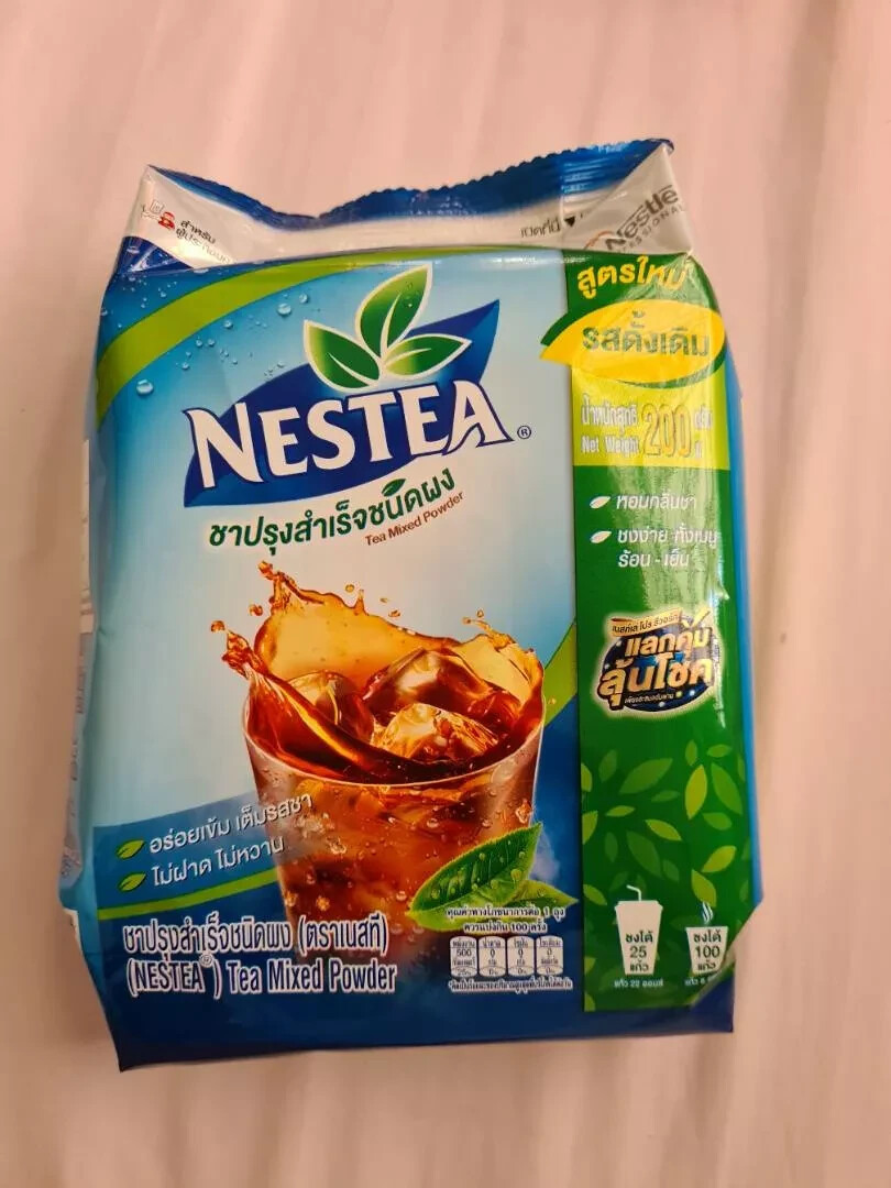 NESTEA Instant Tea Mixed Powder Original Flavor Unsweetened 100% 200 g.