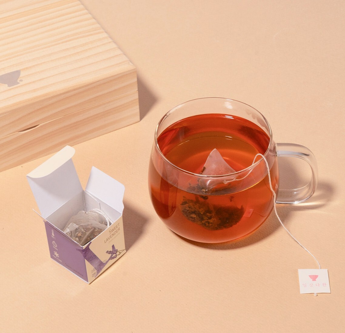 SsangGye – Cubewood 16 Tea Gift Set / 8 kinds of tea / Luxury gift-wrapping box.