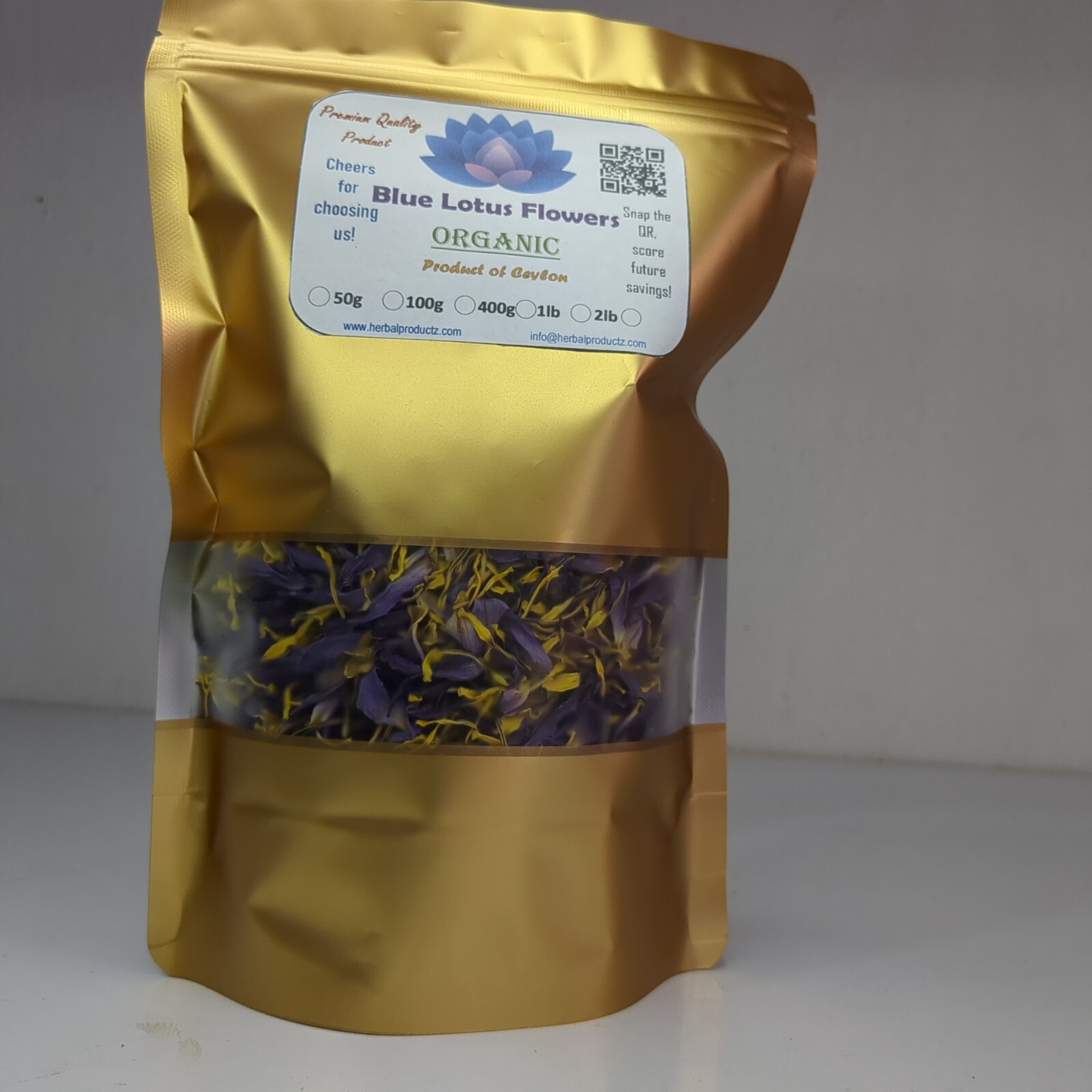 Blue lotus Flower Petals Dried Flower Organic Pure Natural Ceylon Herb Tea/Smoke