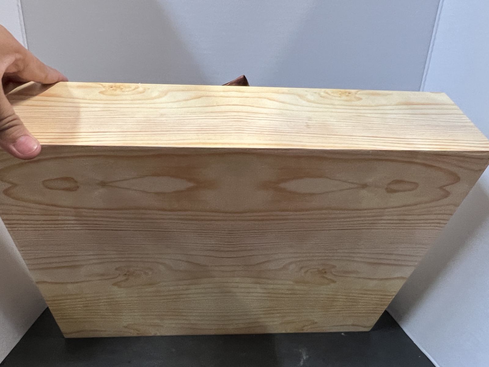Chinese Handmade Tea 4 Tinplate Canister in Wooden Case Box