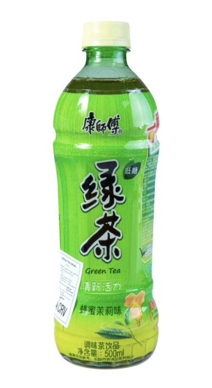 Master Kong Low Sugar Green Tea ~ Honey Jasmine Flavor ( 500 ml., 15 pk.)