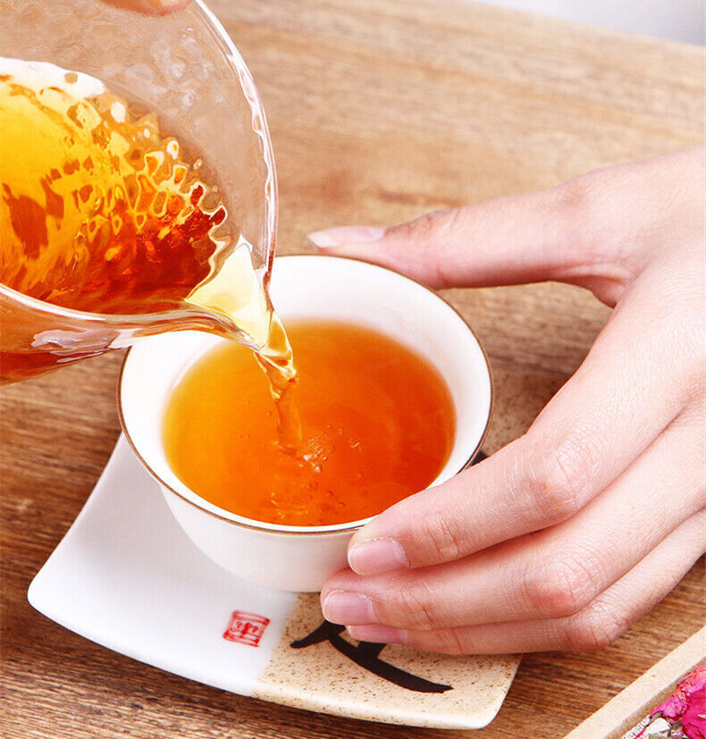 Yunnan Flower Tea Red Tea Puer Golden Slimming Tea Dian Hong Rose Black Tea 357g