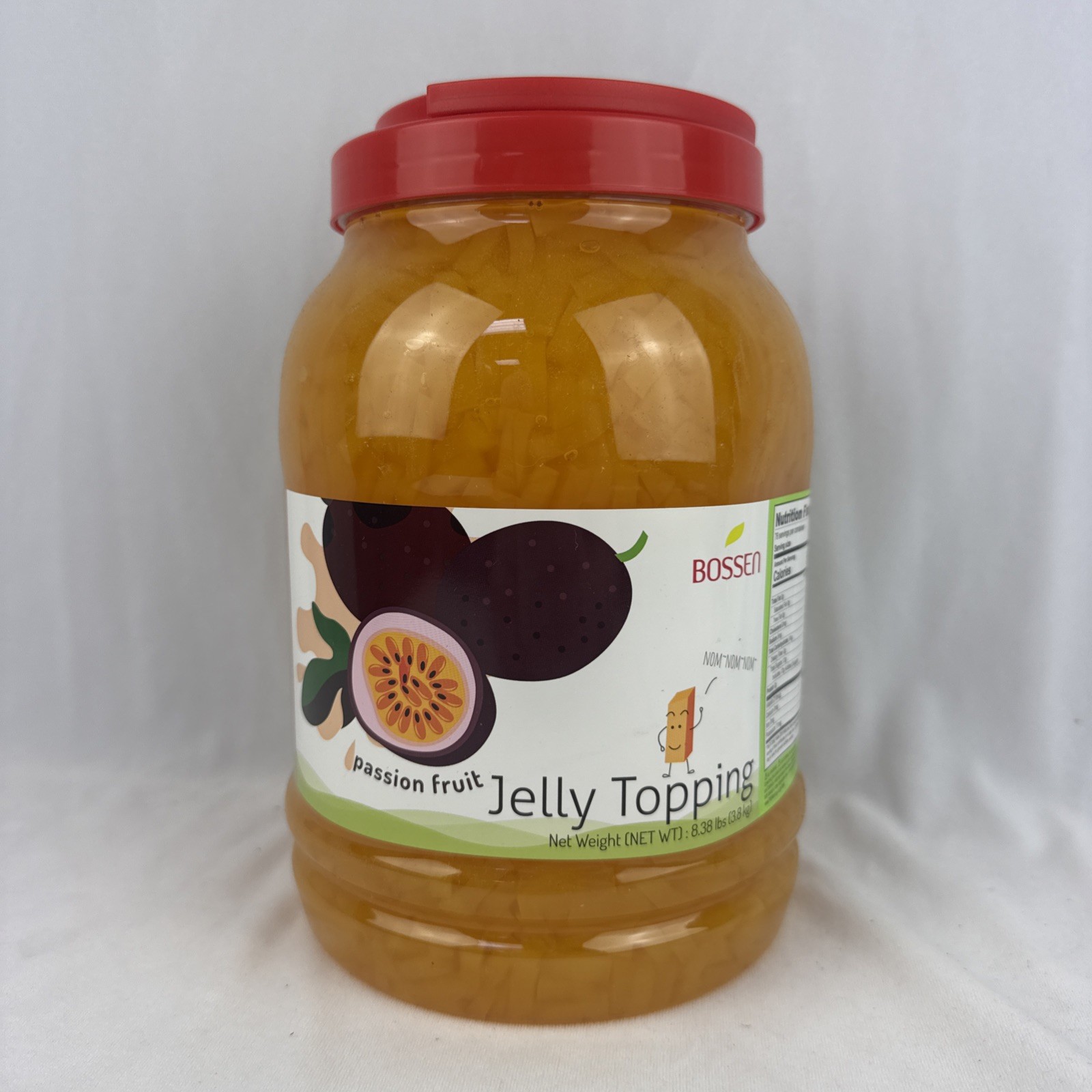 Bossen Passion Fruit Jelly Topping JE0071 8.38 lb Tub Boba Tea