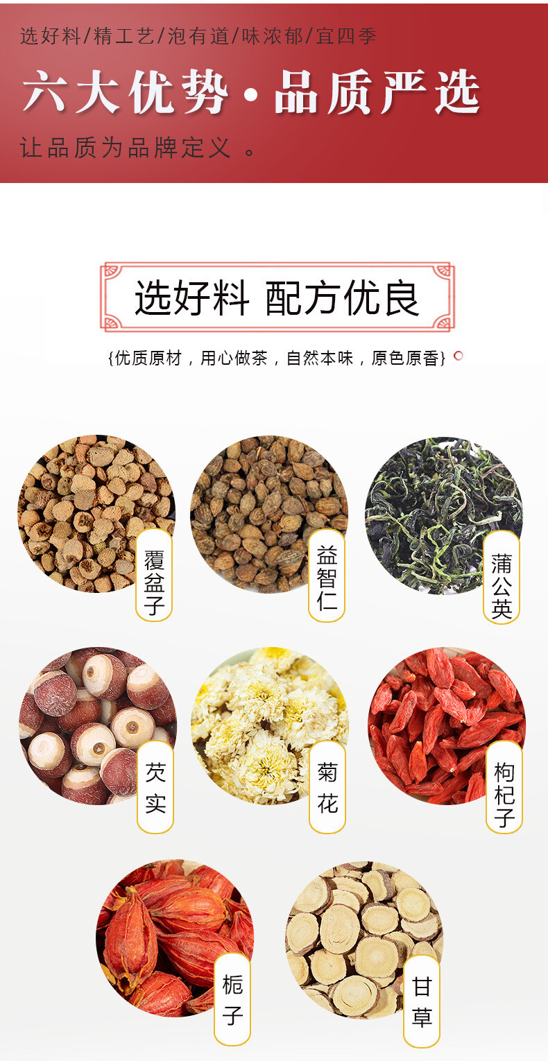 150g Boxed Tea Bags for Wellness Chinese Herbal Prostate Health Tea