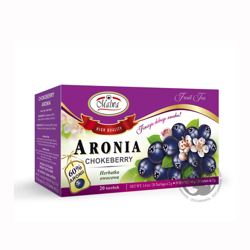 Malwa Aronia CHOKEBERRY Polish Fruit Tea Poland 20 Tea Bags US Seller