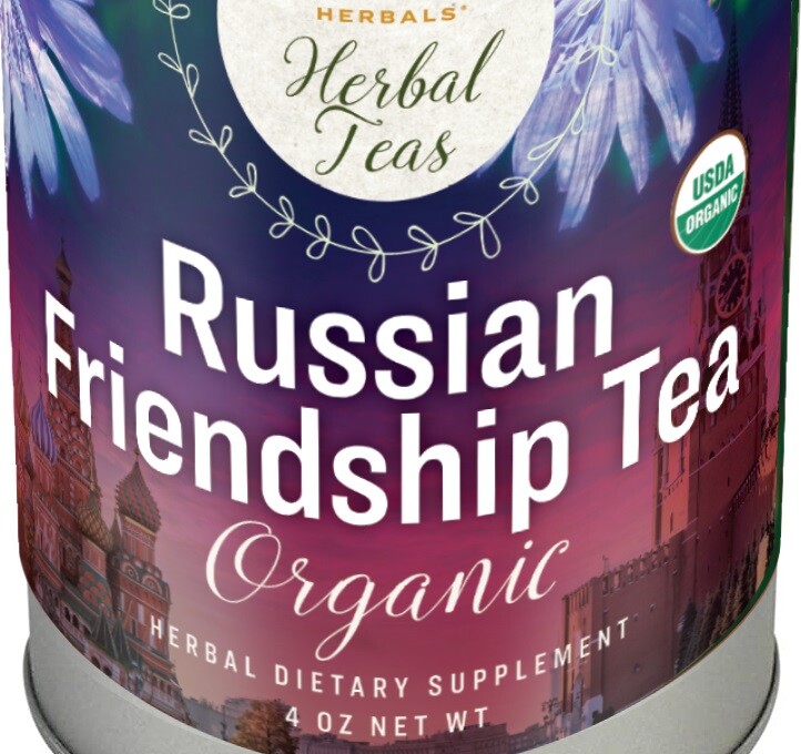 RUSSIAN FRIENDSHIP TEA – USDA Certified Organic Caffeine Free Energizing Blend