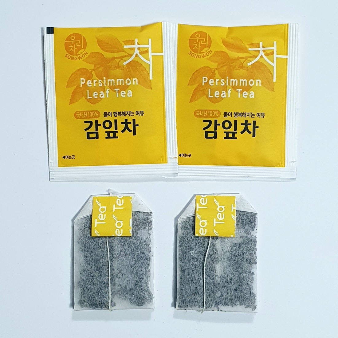 Persimmon Leaf Tea Wooricha Korean Natural Vitamin C Herbal 40 Bags Health Tea