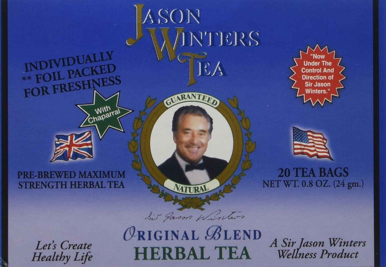 Jason Winters Original Blend Herbal Tea – 20 Count